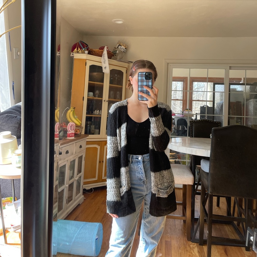 Striped Cardigan